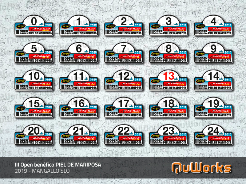 DORSALES - I Open Comunidad de Madrid