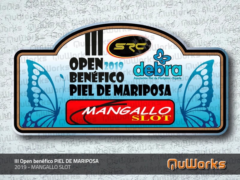 PEGATINAS - III Open benéfico Piel de Mariposa